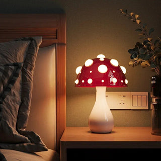 MushLight - Tischlampe - Tischlampe - Rot - Müller Mode