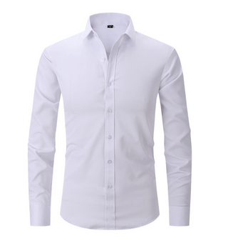 Normand - Langärmliges Hemd - Eleganter Formaler Stil - Hemden - Weiß - Müller Mode