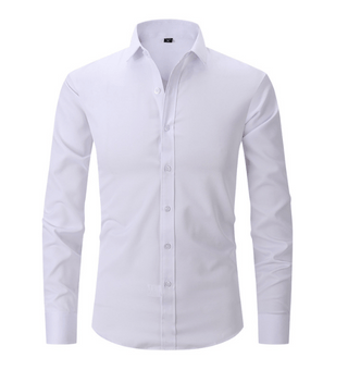 Normand - Langärmliges Hemd - Eleganter Formaler Stil - Hemden - Weiß - Müller Mode