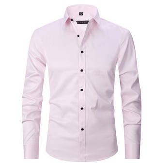 Normand - Langärmliges Hemd - Eleganter Formaler Stil - Hemden - Rosa - Müller Mode