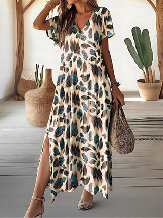 Oline - Sommerkleid - Maxikleid - Kleider - Khaki - Müller Mode