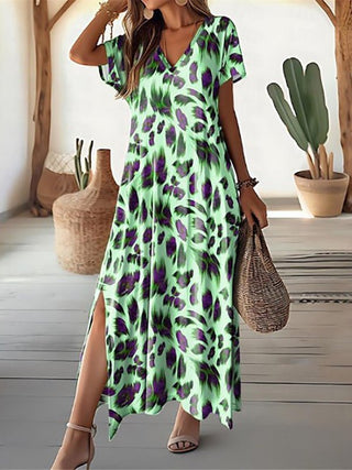 Oline - Sommerkleid - Maxikleid - Kleider - Grün - Müller Mode
