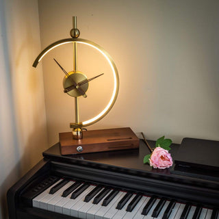Phare - Clock Lamp - Tischlampe - Gold - Müller Mode