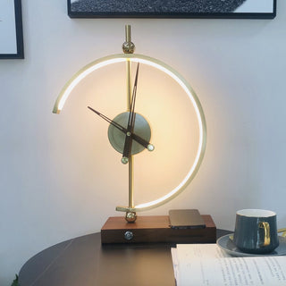 Phare - Clock Lamp - Tischlampe - Gold - Müller Mode