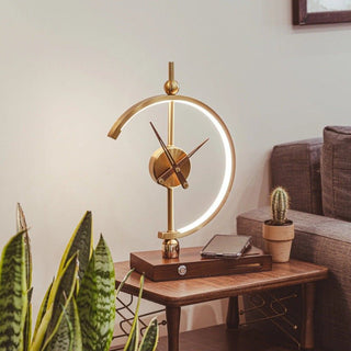 Phare - Clock Lamp - Tischlampe - Gold - Müller Mode