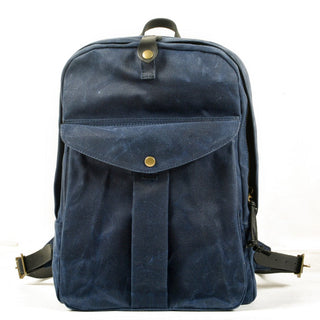 Phineas - Canvas - Rucksack - Robuster Vintage - Stil - Rucksäcke - Blau - Müller Mode