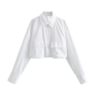 Piper - Langärmliges Bluse - Stylisch Geschnittene Länge - Bluse - Weiß - Müller Mode