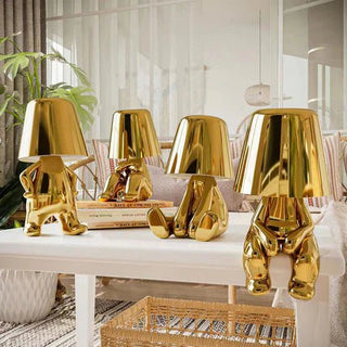 Radiant - Person Lampe - Tischlampe - Gold - Müller Mode