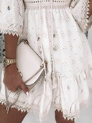 Rahel - Kleid - Atmungsaktiv - Kleider - Weiß - Müller Mode