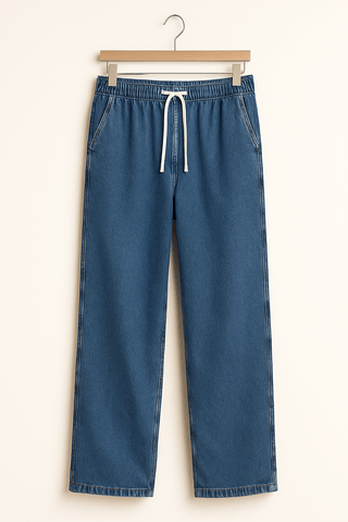 Rainer Locker geschnittene Jeans - Hosen - Marineblau - Müller Mode