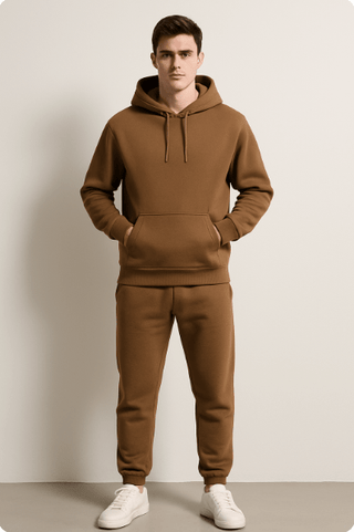 Robin Unisex Hoodie und Jogginghose im Set - Sweatshirts & Hoodies - Gelb - Müller Mode