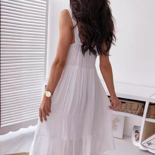 Romina - Spitzenkleid - Komfortabel - Kleider - Weiß - Müller Mode