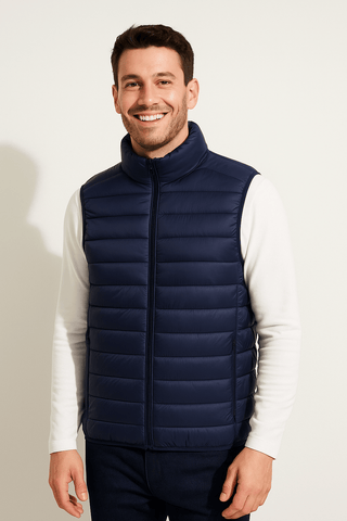 Ryan Steppweste Leichtgewicht Ärmelos - Leichte Jacken - Marineblau - Müller Mode