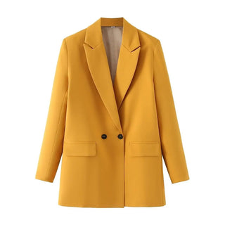 Sarina Blazer mit Knopfleiste - Blazers - Gelb - Müller Mode