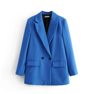 Sarina Blazer mit Knopfleiste - Blazers - Königsblau - Müller Mode