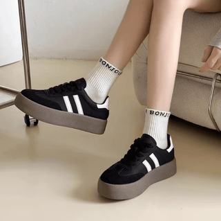 Serina - Plateau - Sneakers - Schlupfstil - Sneakers - Beige - Müller Mode