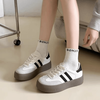 Serina - Plateau - Sneakers - Schlupfstil - Sneakers - Beige - Müller Mode