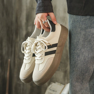 Serina Retro Gestreifte Sneakers - Sneakers - Schwarz - Müller Mode