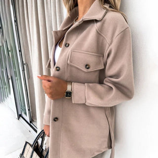 Sille - Stylischer Frühlingsmantel - Mittlerer Mantel - Leichte Jacken - Beige - Müller Mode