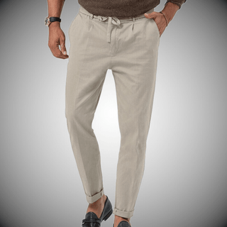 Simon - Hybridhose - Sommerhose - Chinos - Grau - Müller Mode