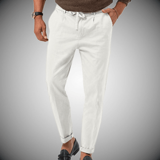 Simon - Hybridhose - Sommerhose - Chinos - Weiß - Müller Mode