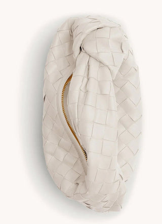 Sonya - Handtasche - Elegantes gewebtes Design - Schultertaschen - Off - white - Müller Mode