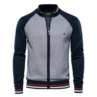 Soren - Bequeme Strickjacke für den Herbst - Leichte Jacken - Marineblau - Müller Mode