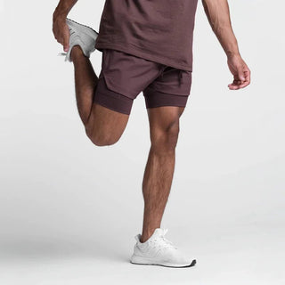 StaminaPro - Komfort - Trainingshose - Shorts - Sportbekleidung - Rot - Müller Mode