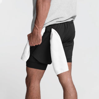 StaminaPro - Komfort - Trainingshose - Shorts - Sportbekleidung - Weiß - Müller Mode