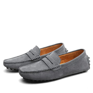 Svend - Wildleder Slipper - Italienischer Stil - Loafers - Grau - Müller Mode