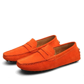 Svend - Wildleder Slipper - Italienischer Stil - Loafers - Orange - Müller Mode