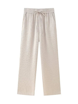 Trixia - Blazer und Hosen Set - Lose Passform - Sets - Beige Hosen - Müller Mode