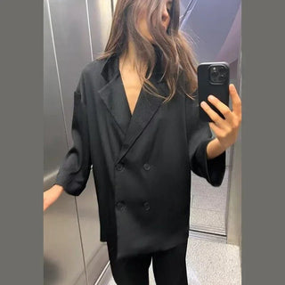 Trixia - Blazer und Hosen Set - Lose Passform - Sets - Beige Blazer - Müller Mode