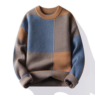 Vagn - Strickpullover mit Muster - Strickwaren - Orange - Müller Mode