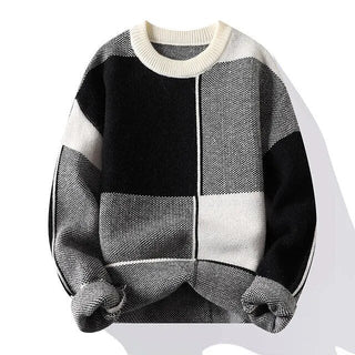 Vagn - Strickpullover mit Muster - Strickwaren - Schwarz - Müller Mode
