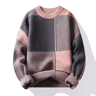Vagn - Strickpullover mit Muster - Strickwaren - Rosa - Müller Mode