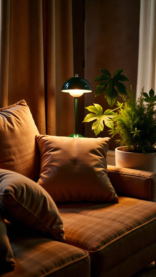 Veluce - Elegante Tischlampe - Tischlampe - Weiß - Müller Mode