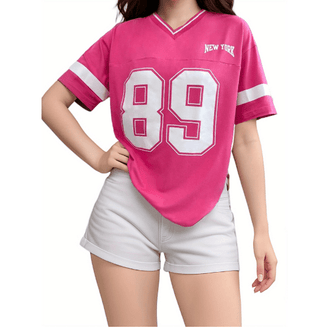 Victoria - Priority Jersey Tee - Festival - Muss man haben - T-shirts - Rosa - Müller Mode