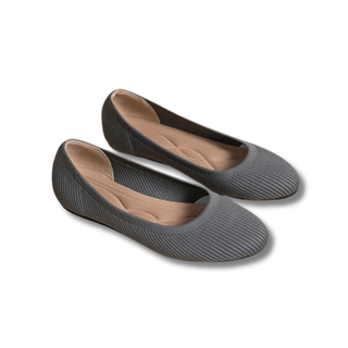 Vivienne - Schuhe - Bequemer Ballerina - Sandalen & Hausschuhe - Grau - Müller Mode