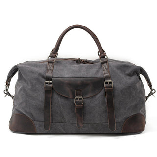 Wallace - Vintage - Übernachtungstasche - Extra Geräumig - Schultertaschen - Hell Grau - Müller Mode
