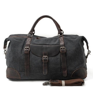 Wallace - Vintage - Übernachtungstasche - Extra Geräumig - Schultertaschen - Schwarz - Müller Mode