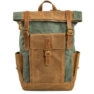 Wiley - Vintage - Rucksack - Praktische Taschen - Rucksäcke - Smaragd - Müller Mode