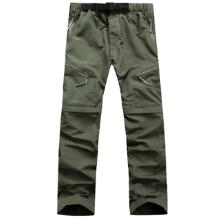 Yael - Outdoorhose - Schnell trocknendes Material - Cargohosen - Grün - Müller Mode