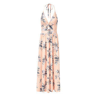 Yasmin - Kleid - Boho Blumenprint - Kleider - Marineblau - Müller Mode