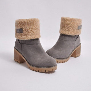 Ylva - Warme Stiefel - Weichem Futter - Stiefel - Grau - Müller Mode
