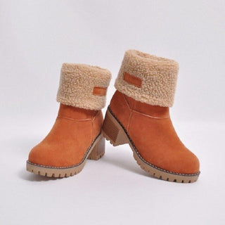 Ylva - Warme Stiefel - Weichem Futter - Stiefel - Orange - Müller Mode