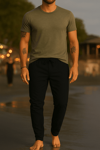 Yorick Jogginghose mit Kordelzug - Hosen - Schwarz - Müller Mode