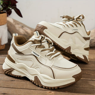 Zara - Damen - Turnschuhe - Hohe Sohle - Sneakers - Khaki - Müller Mode