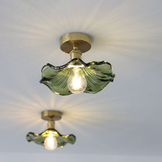 Zenith - Hibiscus - Glas - Deckenlampe - Deckenleuchte - Grün - Müller Mode