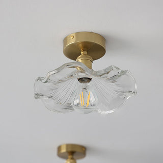 Zenith - Hibiscus - Glas - Deckenlampe - Deckenleuchte - Transparant - Müller Mode